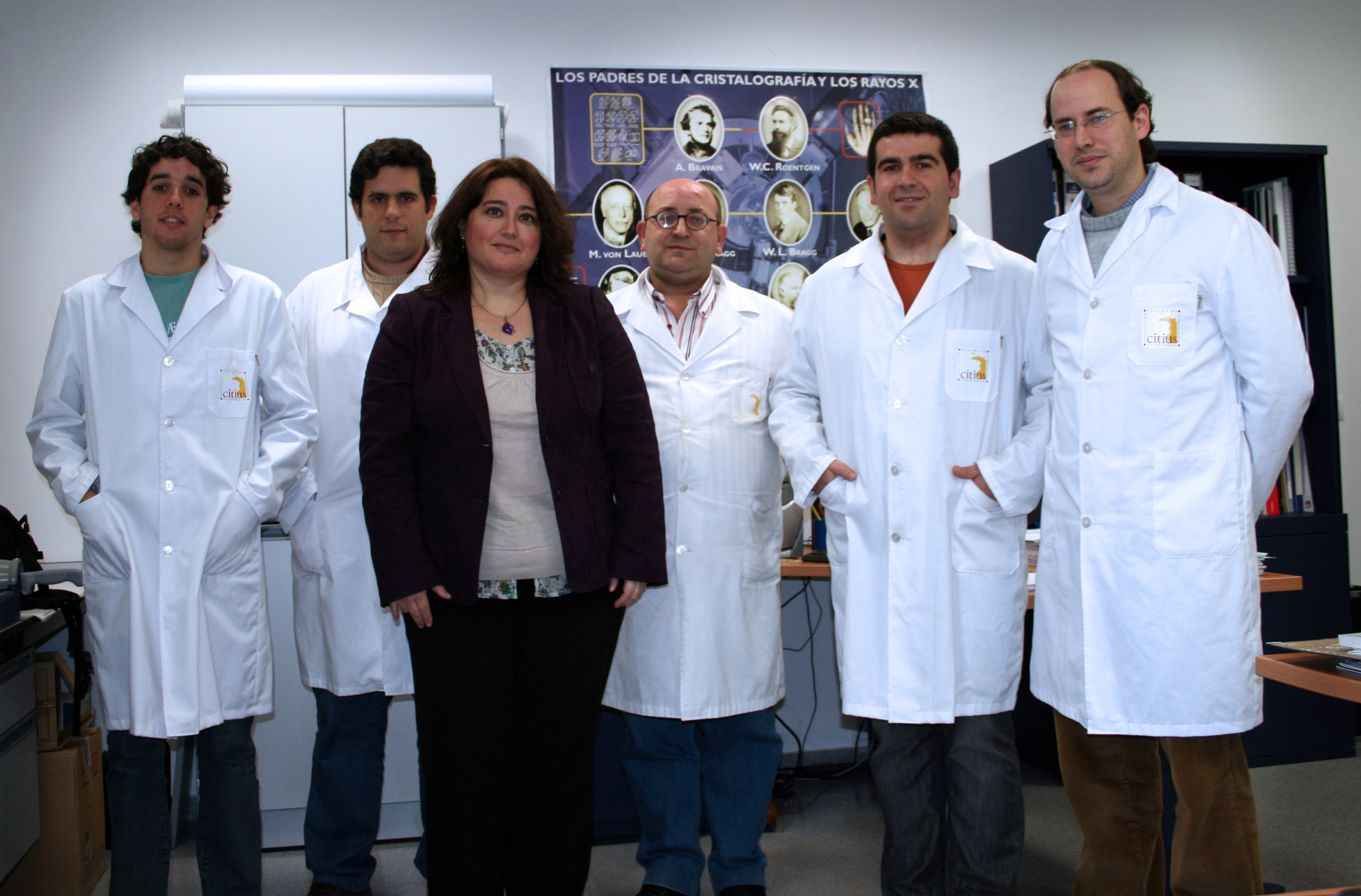 Personal t&eacute;cnico del SGI Laboratorio de Rayos X